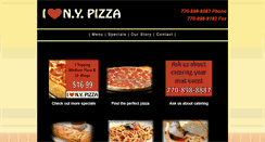 Desktop Screenshot of ilovenypizzalocustgrove.com